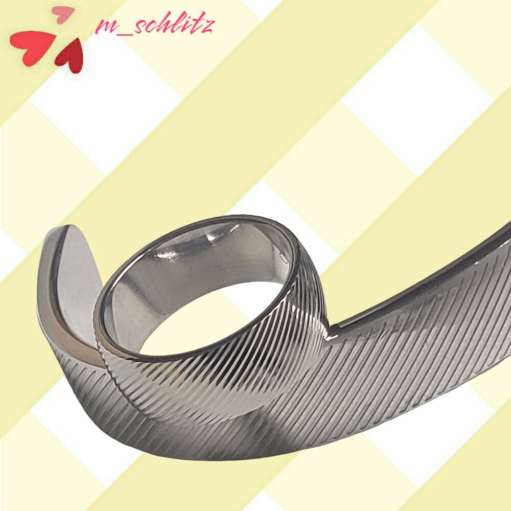 Stainless Stripped Band and Bracelet Set by Camille - Size 8 - Picture 10 of 10